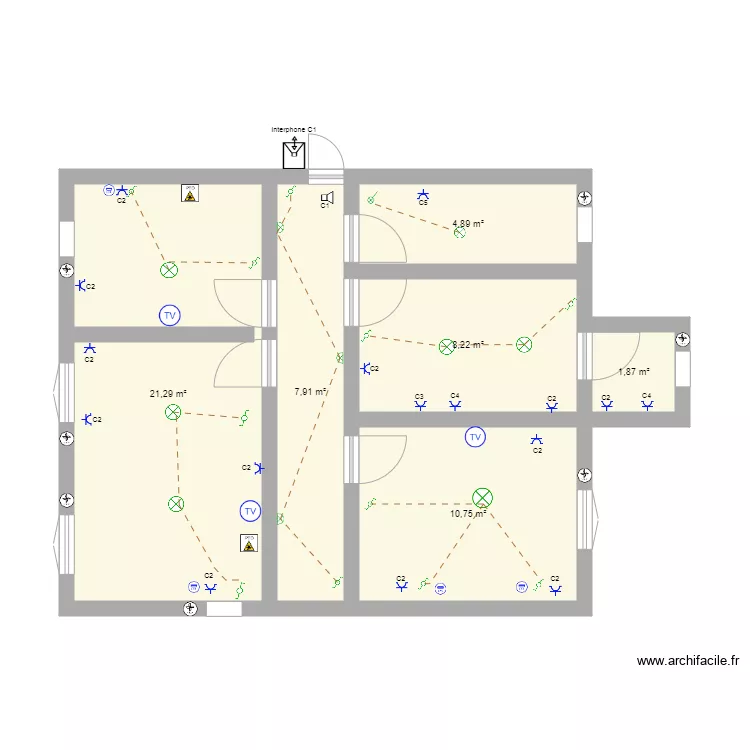 Piso sintesis 1. Plano de 