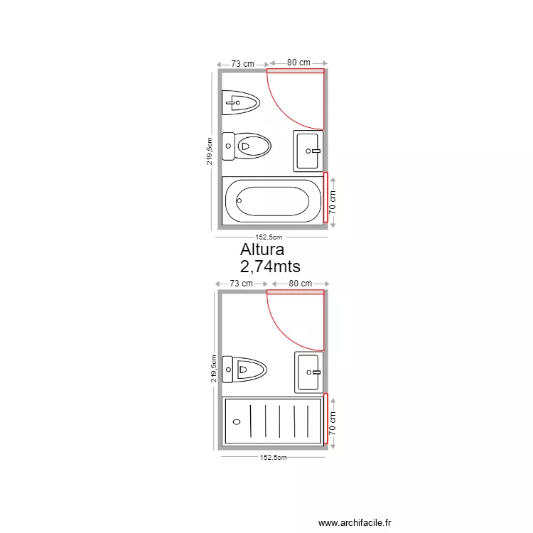 ANTONIA FERNANDEZ BA&Ntilde;O. Plano de 