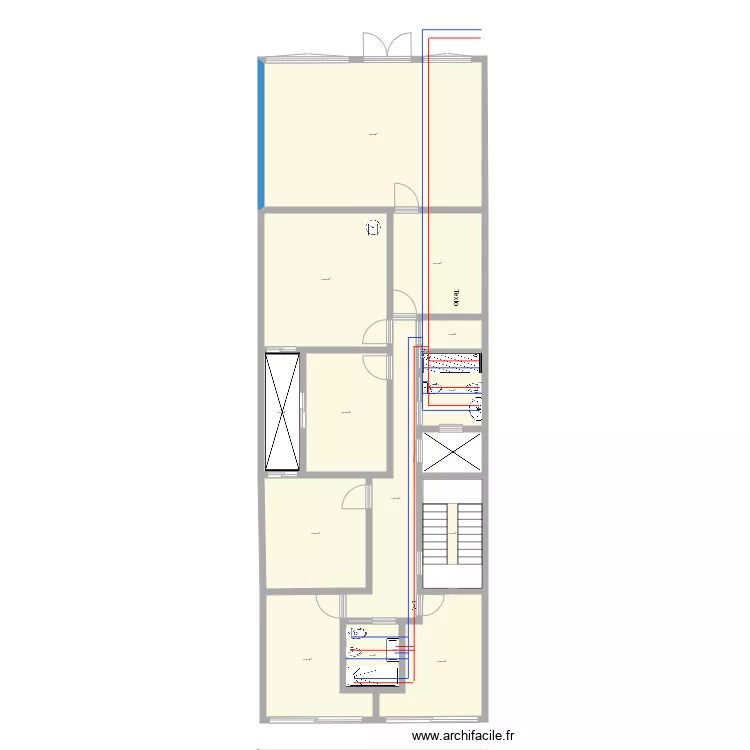 Iturregui 1 AIGUA. Plano de 