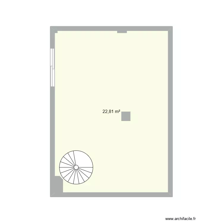 Flloor_1. Plano de 1 Sala y 23 m² Flloor_1. Plano de 1 Sala y 23 m²