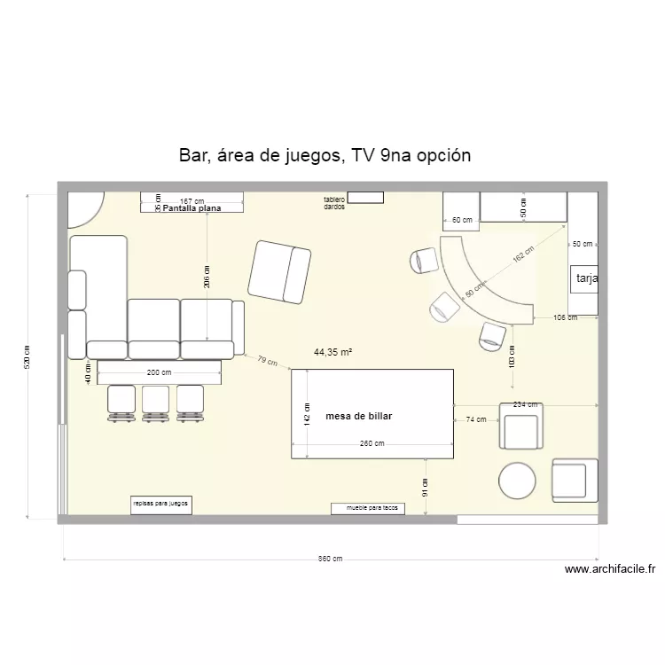 CASA CRESTON BAR 9na opci&oacute;n. Plano de 