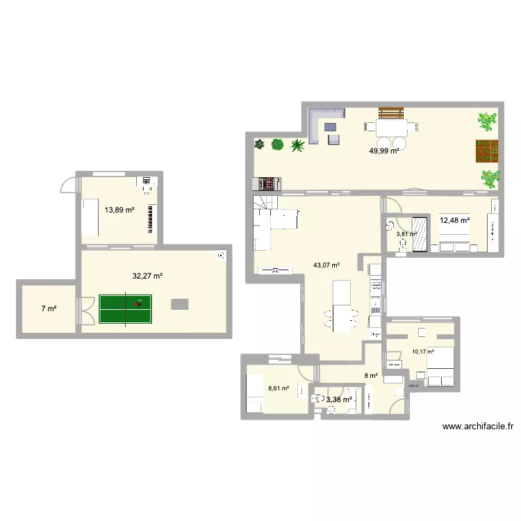 Independancia 3. Plano de 12 y 193 m² Independancia 3. Plano de 12 y 193 m²