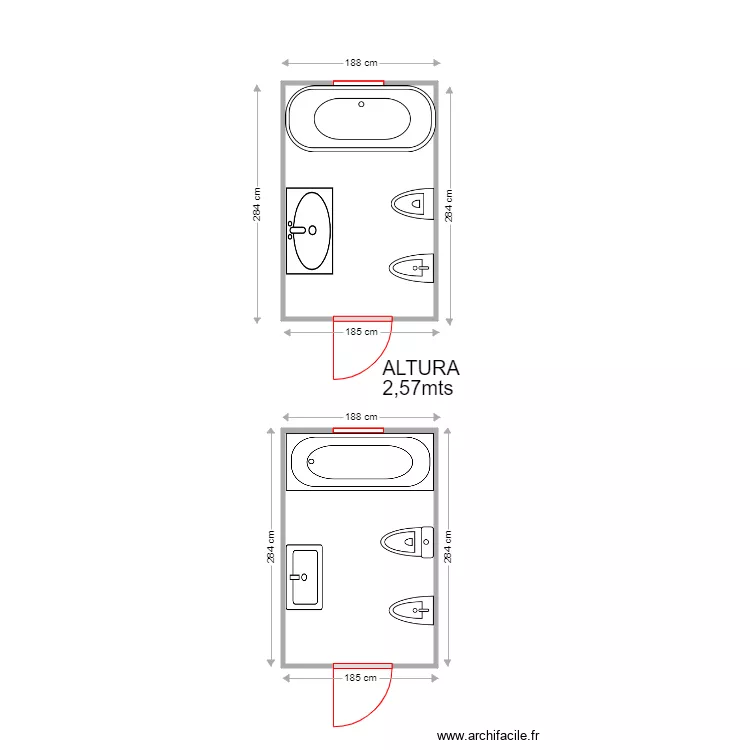 GABREL CARRANZA BA&Ntilde;O PL1. Plano de 