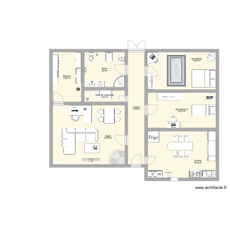casa ecologica. Plano de 0 habitación y 0 m2