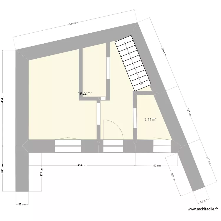 Segon pis Godall. Plano de 