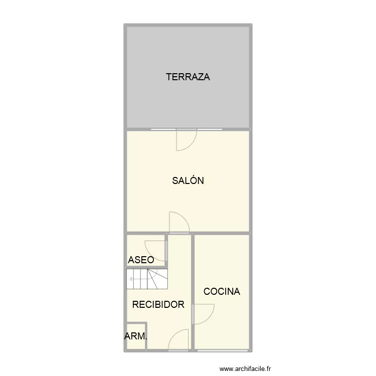 PLANTA BAJA DUPLEX . Plano de 