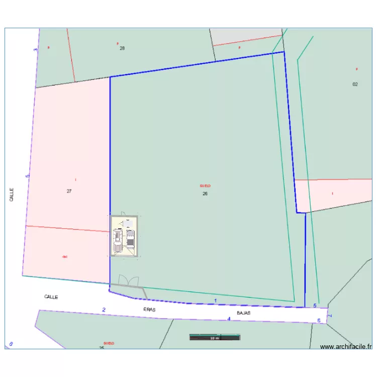 garajecampillos850separado. Plano de 