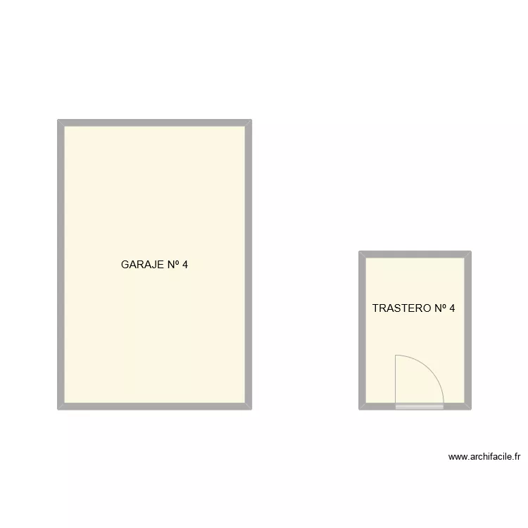 TRASTERO Y GARAJE ALFONSO I 5 BIS. Plano de 