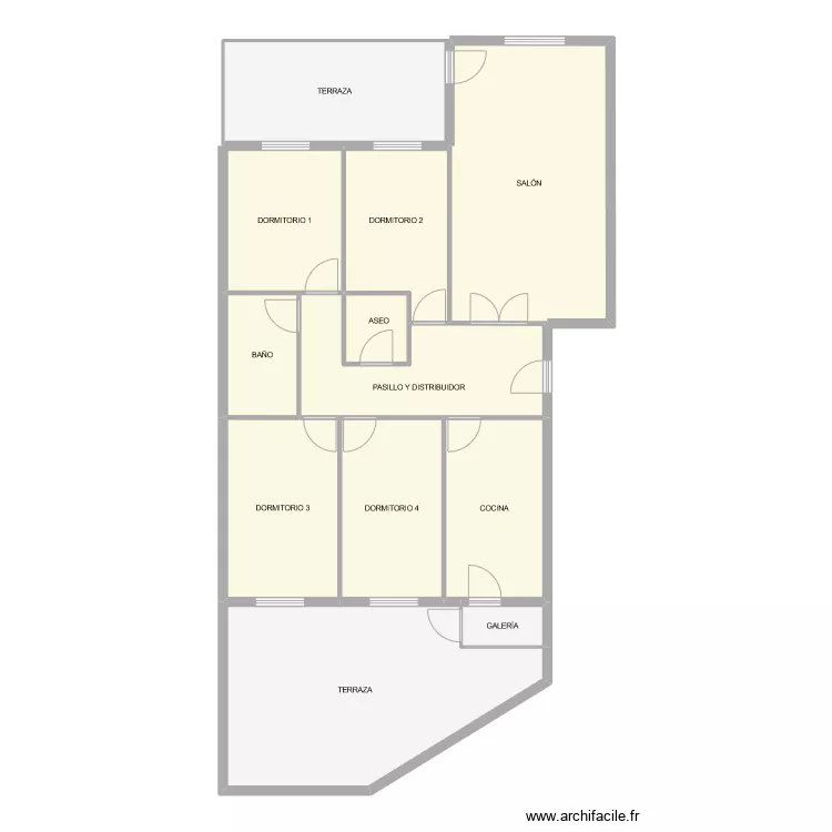 PASEO CONSTITUCI&Oacute;N 25. Plano de 