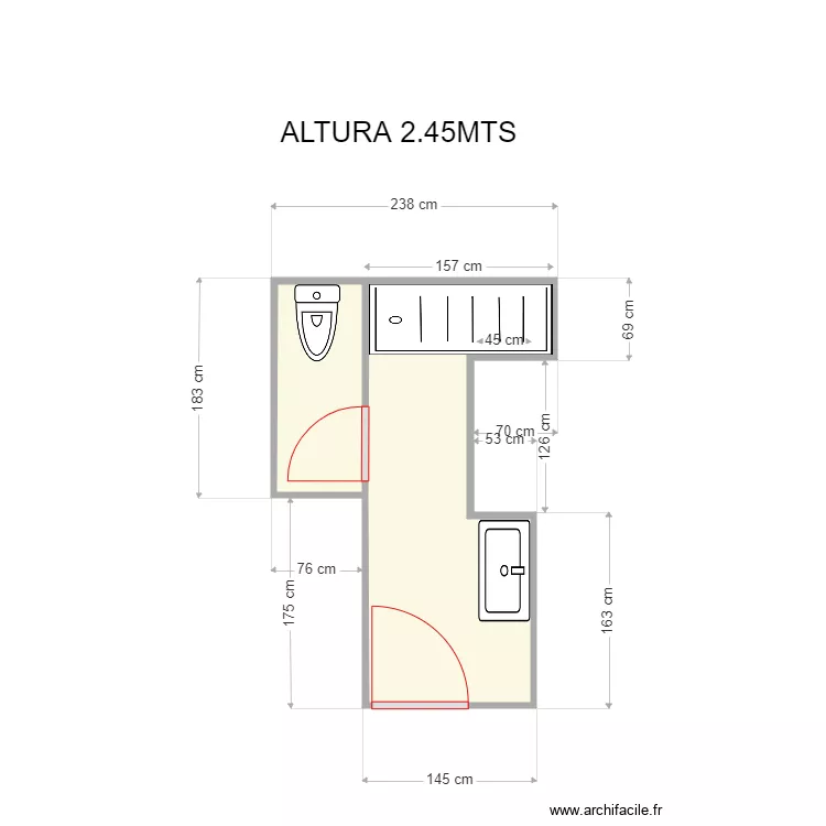 RAMSES BAÑO. Plano de RAMSES BAÑO. Plano de