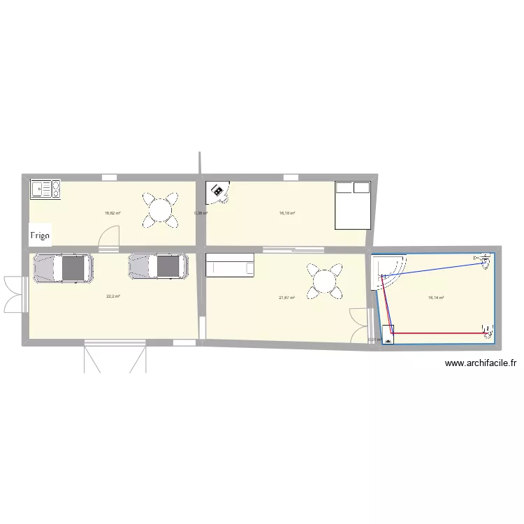 casa. Plano de casa. Plano de