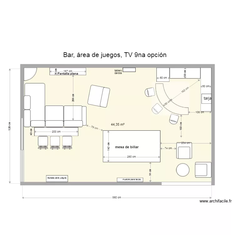 CASA CRESTON BAR 9na opci&oacute;n. Plano de 