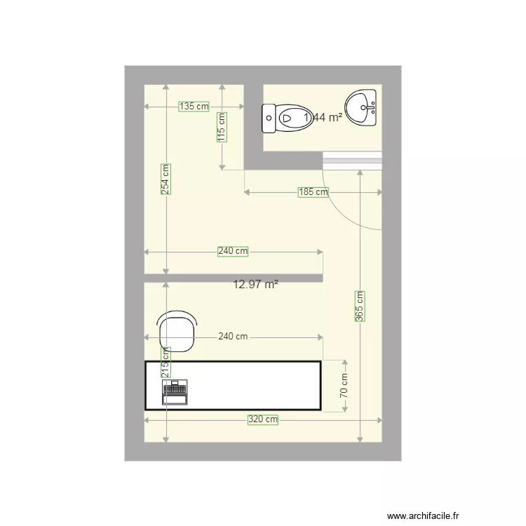 Layout Santin. Plano de 