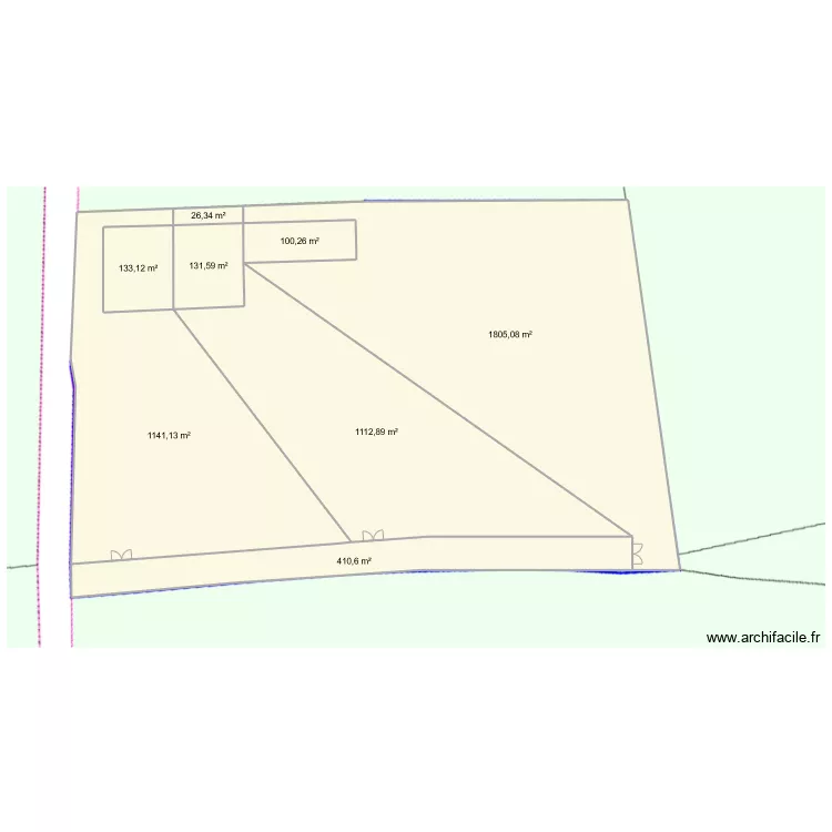 SADABA CAMPO B. Plano de 