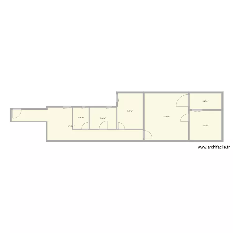 traveserra 326 bajos. Plano de 