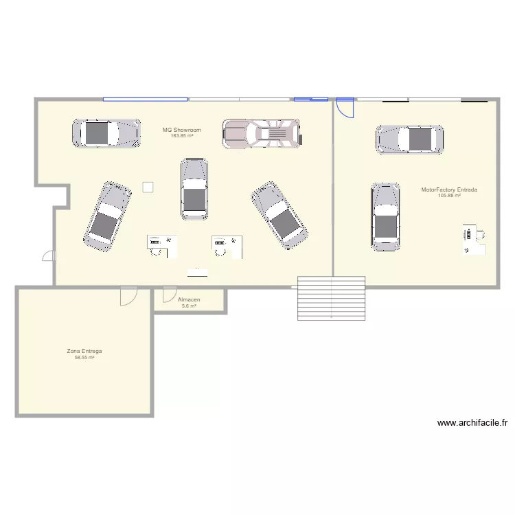 proyecto MG V 3 MF  a la derecha. Plano de 