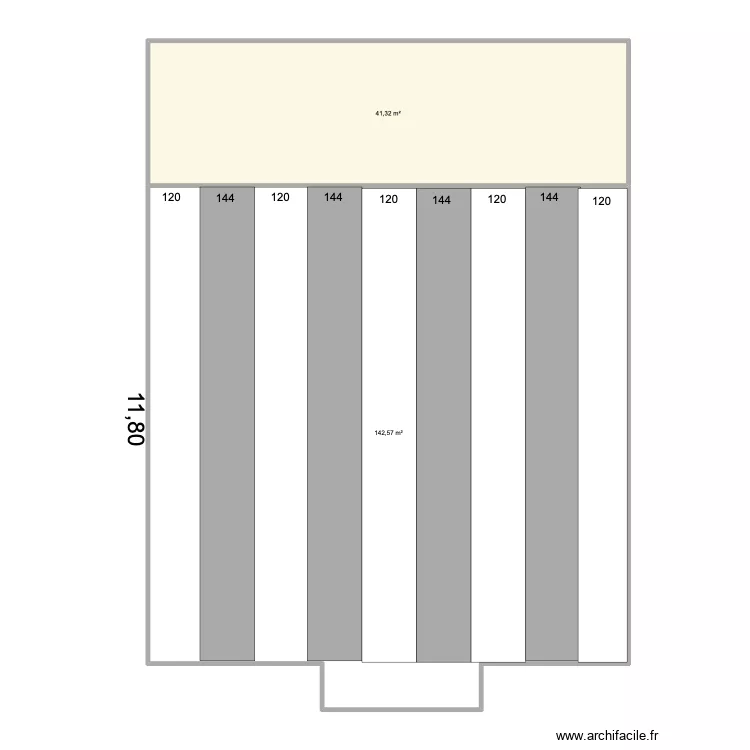sala arriba libre. Plano de 