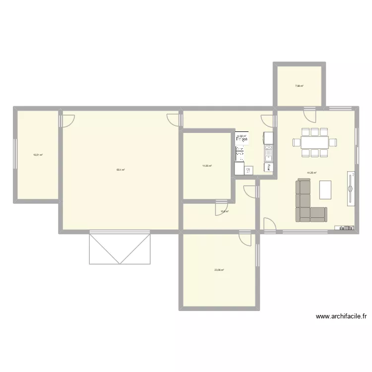 123. Plano de 8 Habitaciones y 191 m² 123. Plano de 8 Habitaciones y 191 m²