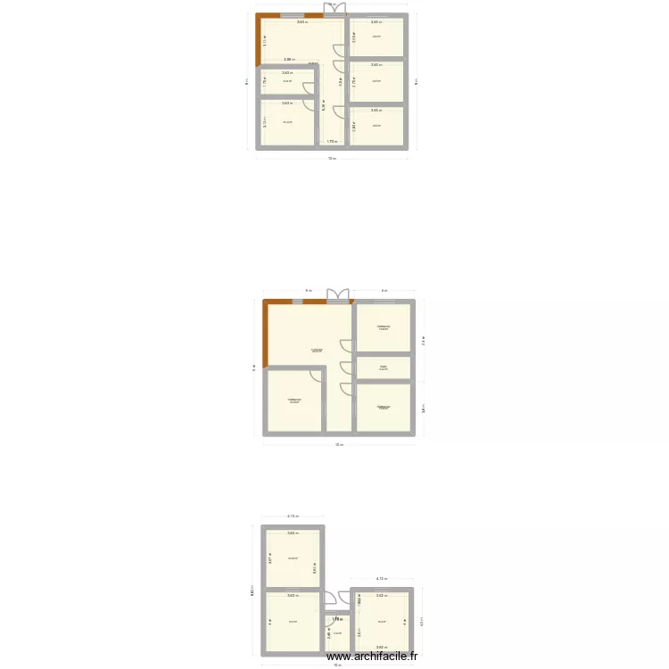 casa justicia. Plano de 15 y 196 m² casa justicia. Plano de 15 y 196 m²