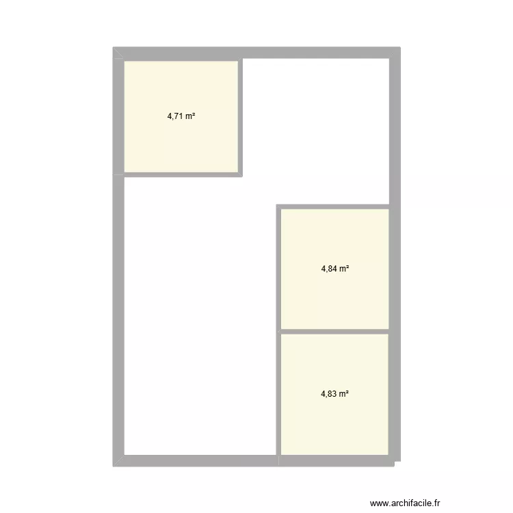 CASTELLON. Plano de 3 y 14 m² CASTELLON. Plano de 3 y 14 m²