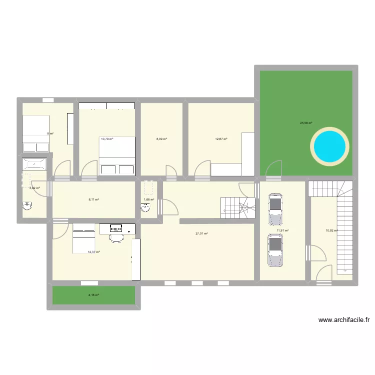 Tasca final.. Plano de 13  y 145 m²