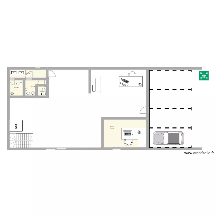 PLANO IPO. Plano de 5  y 29 m²