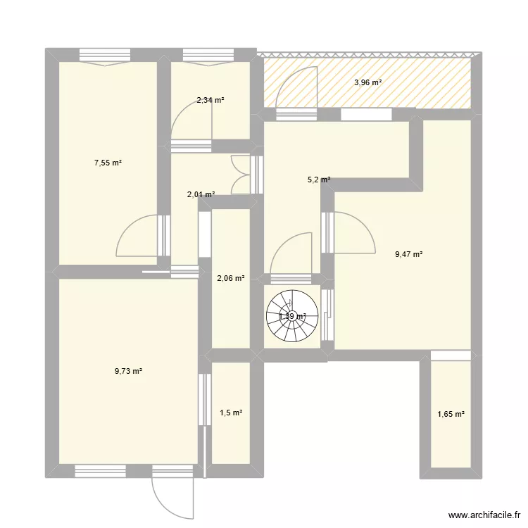 guarapo1. Plano de 11 y 47 m² guarapo1. Plano de 11 y 47 m²