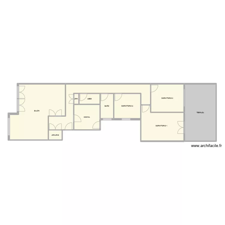 FERNANDO CATOLICO 12 EJEA. Plano de 