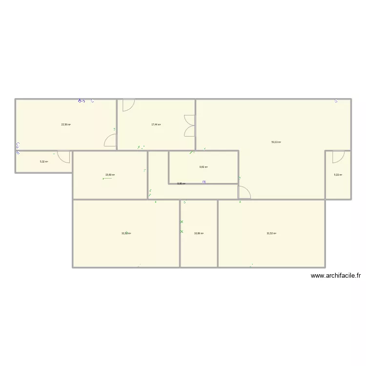 mi casa trabajo tecno. Plano de 