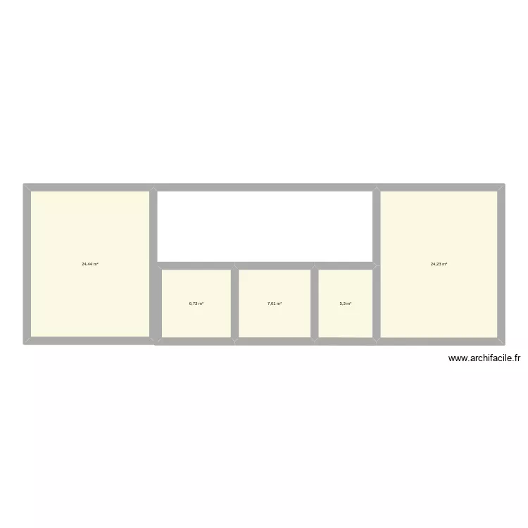 MY HOUSE. Plano de 5  y 68 m²