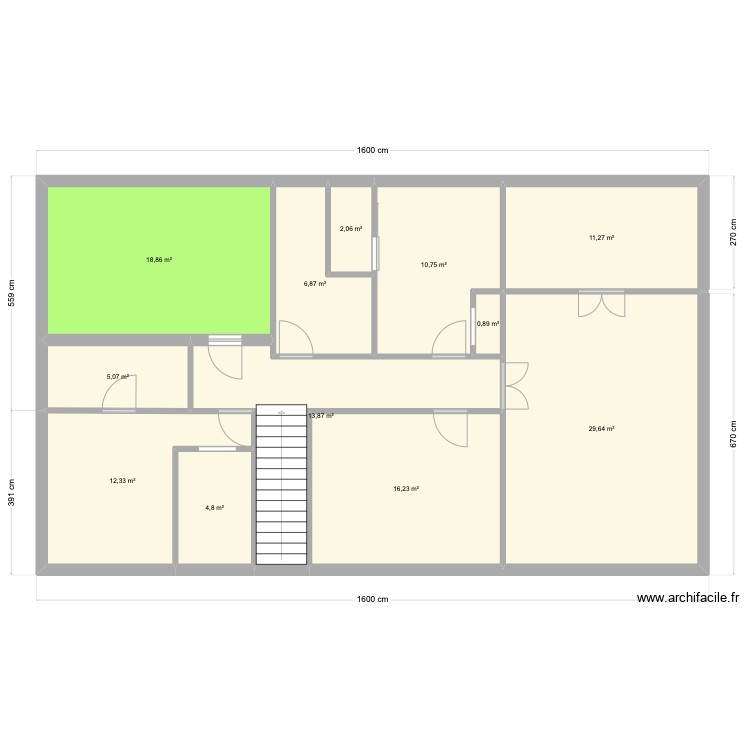 Plano casa modelo 2. Plano de 0 habitación y 0 m2