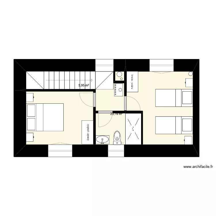 PLANTA PRIMERA APTO. A (DERECHA) OK.. Plano de PLANTA PRIMERA APTO. A (DERECHA) OK.. Plano de