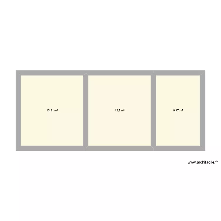 casa Gabriel. Plano de 3  y 36 m²