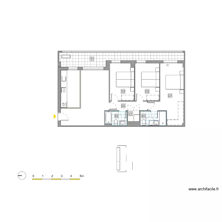 TERRAZAS DE VADORREY IV 04. Plano de TERRAZAS DE VADORREY IV 04. Plano de