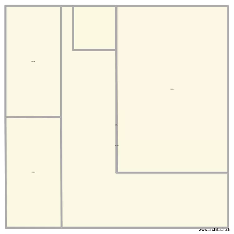 casita. Plano de 5  y 1546 m²