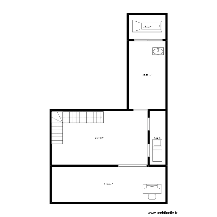 HERALDOS 2. Plano de 5  y 70 m²