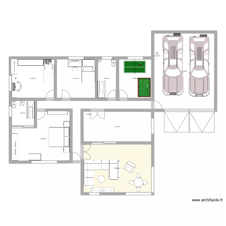 MI CASA. Plano de 10  y 183 m²