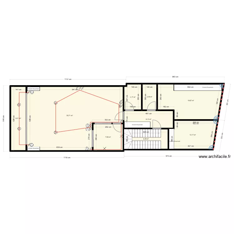 PlanoDistribución_aperturas_electrico. Plano de 9 y 124 m² PlanoDistribución_aperturas_electrico. Plano de 9 y 124 m²
