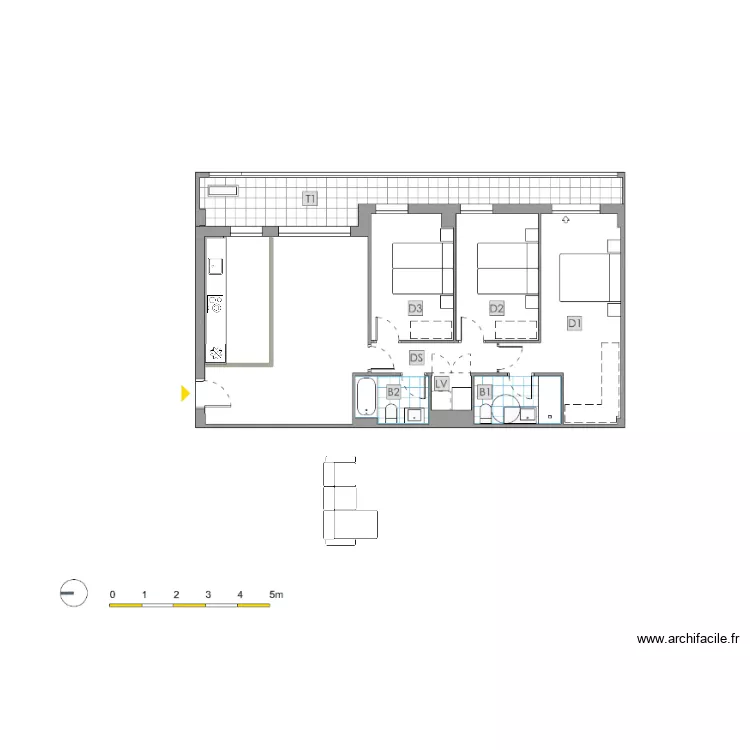 TERRAZAS DE VADORREY IV 01. Plano de TERRAZAS DE VADORREY IV 01. Plano de