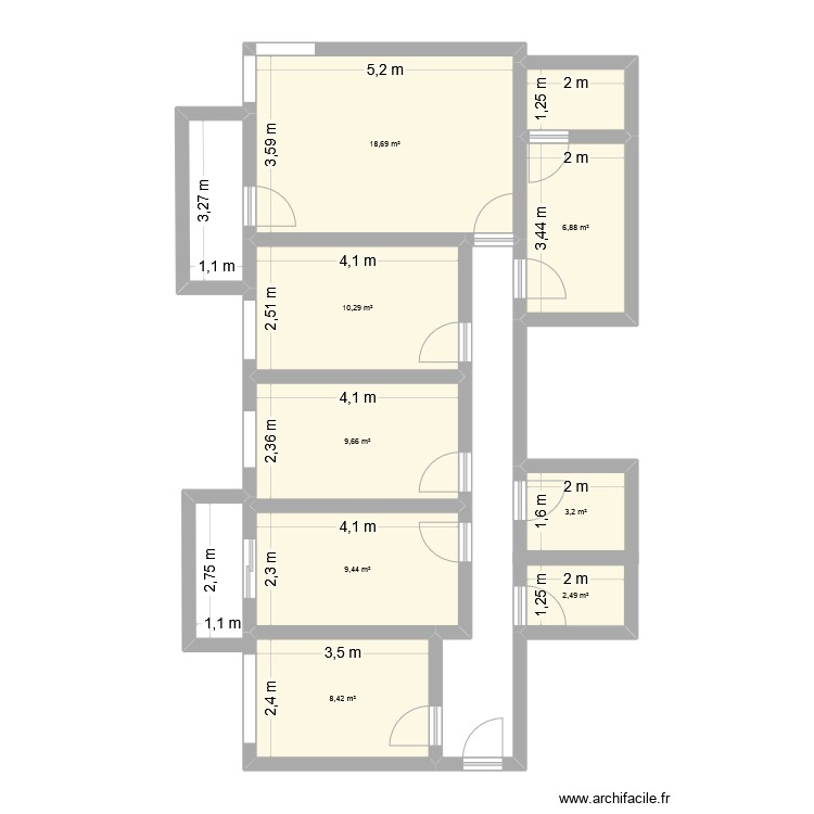 PLANO REAL. Plano de 0 habitación y 0 m2 PLANO REAL. Plano de 0 habitación y 0 m2