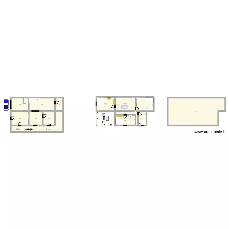 casa yare. Plano de 14 y 298 m² casa yare. Plano de 14 y 298 m²