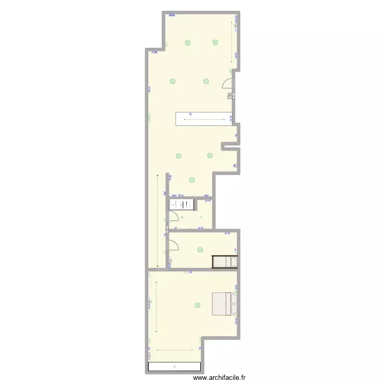 Plan. Plano de 4 Habitaciones y 176 m² Plan. Plano de 4 Habitaciones y 176 m²