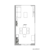 Plan existant salon