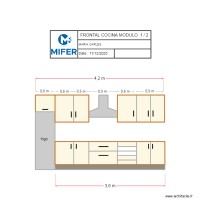 FRONTAL COCINA  MARIA CARLES MODULO 1-/ 2