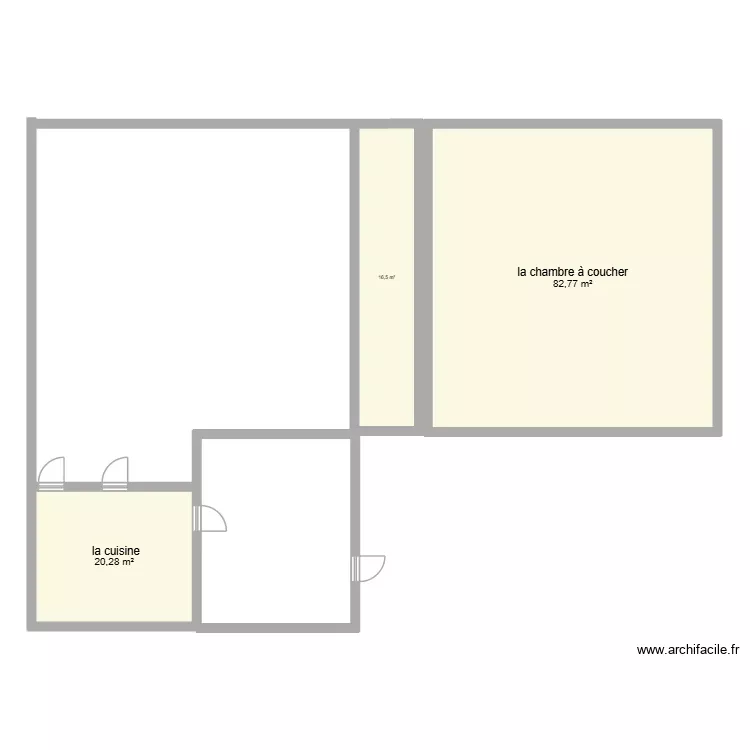 lirrr. Plano de 3 Habitaciones y 120 m²