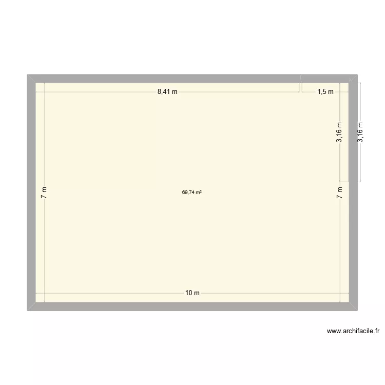 casoplon!423. Plano de 1 y 70 m² casoplon!423. Plano de 1 y 70 m²