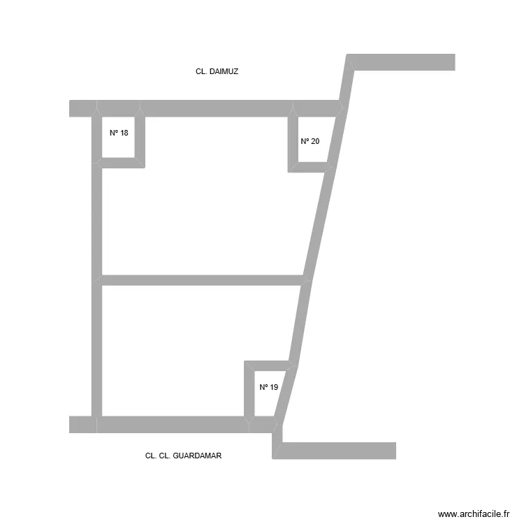 GANDIA-LINDES. Plano de 5 y 15 m² GANDIA-LINDES. Plano de 5 y 15 m²