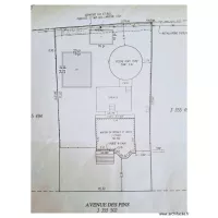 Plan localisation avec garage & cabanon
