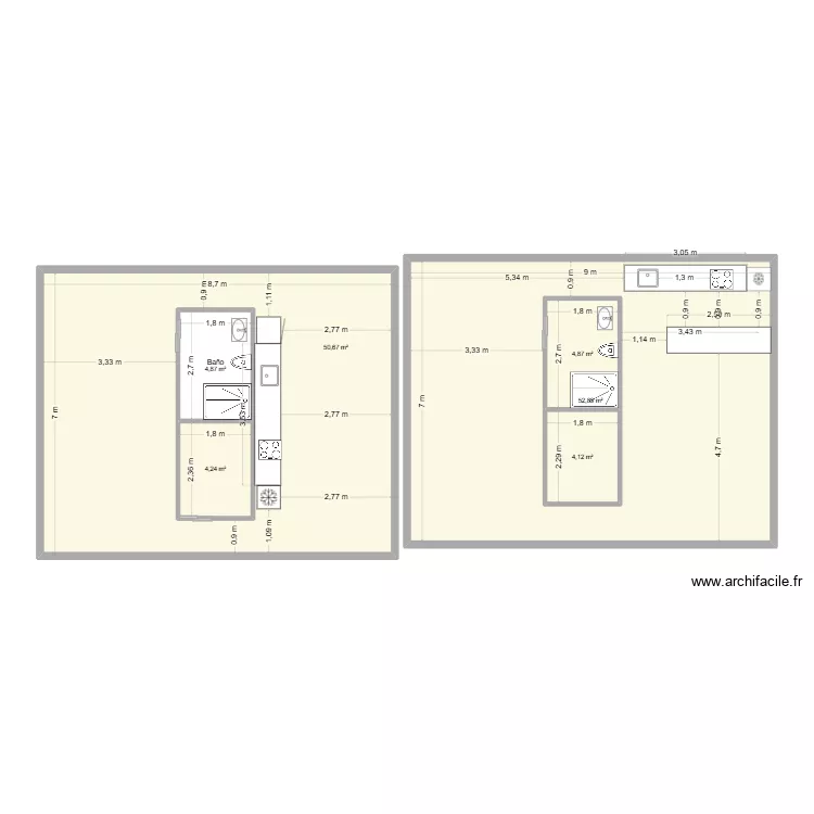 Casa3. Plano de 6 Habitaciones y 142 m² Casa3. Plano de 6 Habitaciones y 142 m²