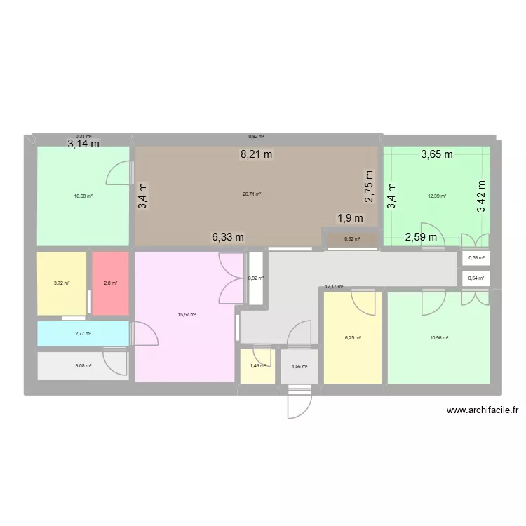 pargi. Plano de 18 y 145 m² pargi. Plano de 18 y 145 m²
